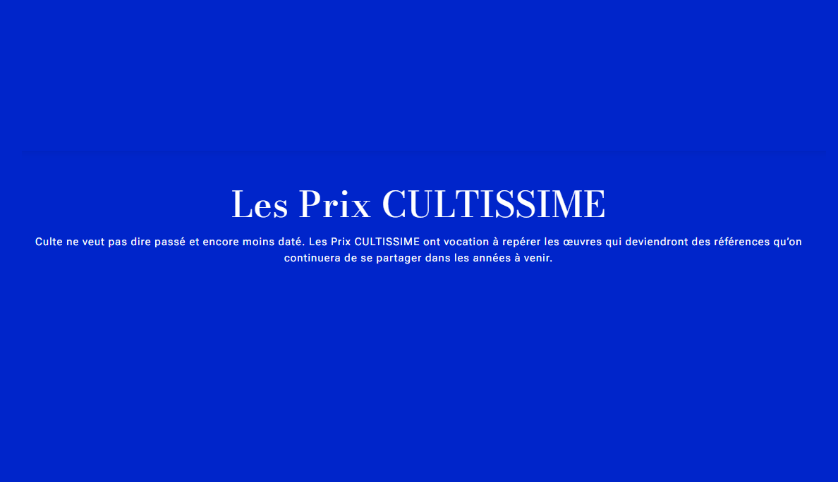 Le prix Cultissime aime l'imaginaire pour sa sélection 2025 !